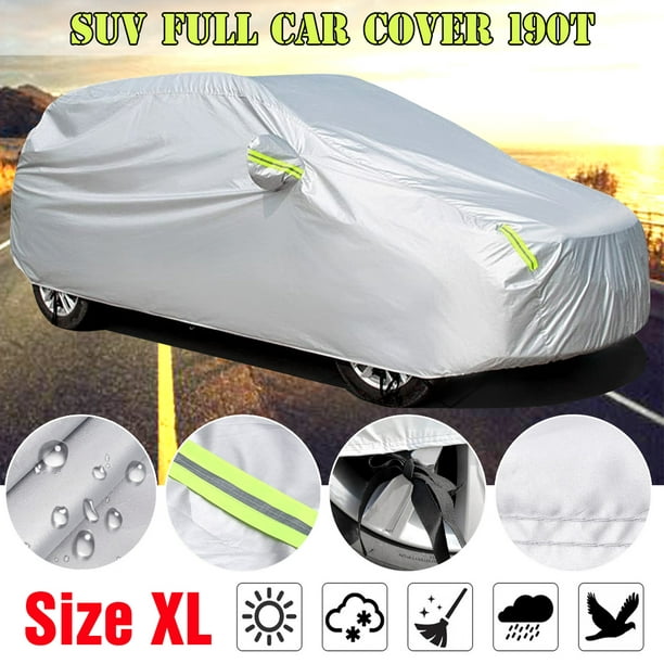 Full Car Cover Waterproof Sun UV Snow Dust Rain Resistant SUV Protection XL Size